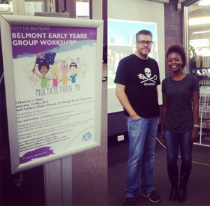 Taku Scrutton and Jason Trevenen Cartoons Public Speaking Workshops